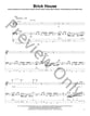 Brick House Guitar and Fretted sheet music cover